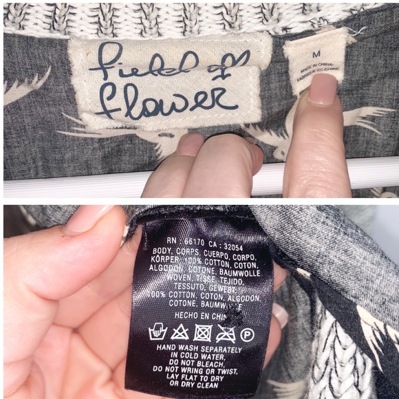 Anthropologie Shirting Cardigan by Field & Flower - Picture 4 of 8